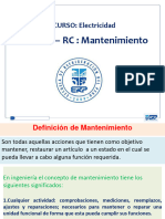 SESION 1 MANTTO RC ELECTRICIDAD