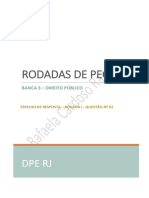 Exercícios Prova Discursiva DPERJ