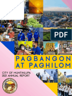 Muntinlupa City 2021 Annual Report Magazine - Pagbangon at Paghilom