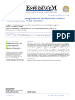 Práticas Integrativas e Complementares para Controle de Náuseas e Vômitos em Gestantes: Revisão Sistemática