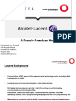 Alcatel and Lucent Merger