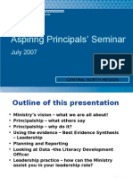 Aspiring Principals 2007 Chris Day