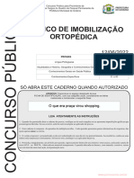 Tecnico em Saude Tecnico de Imobilizacao Ortopedica