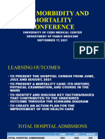 First Morbidity and Mortality Conference
