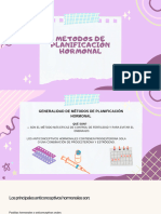 Métodos de Planificación Hormonal