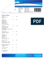 Area de Quimica: Empresa: Virrey Solis Ips S.A