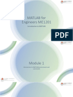 MATLAB For Engineers ME1006