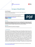 Classifying Groups of Small Order