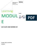 GE 9 Module - Student's