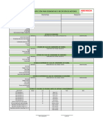 Ficha de Inspección para Desmontaje o Recepción de Motores