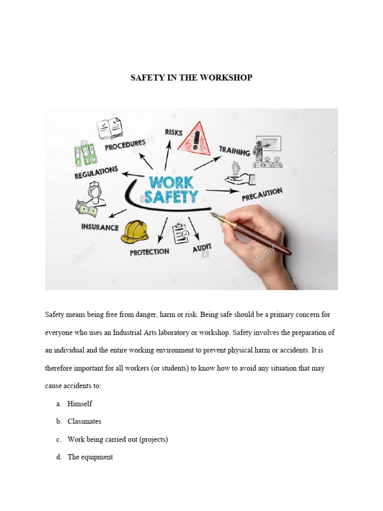 Safety In The Workshop Download Free Pdf Safety Clothing