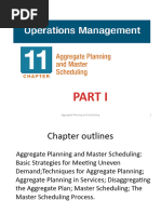 Aggregate Planning and Scheduling