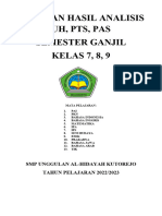 Cover Depan Dan Skat Analisis Uh, PTS, Pas Ganjil 22-23