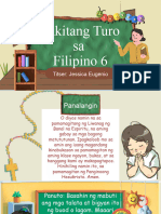 Pakitang Turo Sa Filipino 6