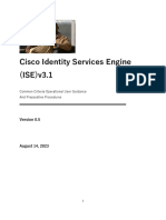 Cisco Identity Services Engine (ISE) v3.1: Common Criteria Operational User Guidance and Preparative Procedures