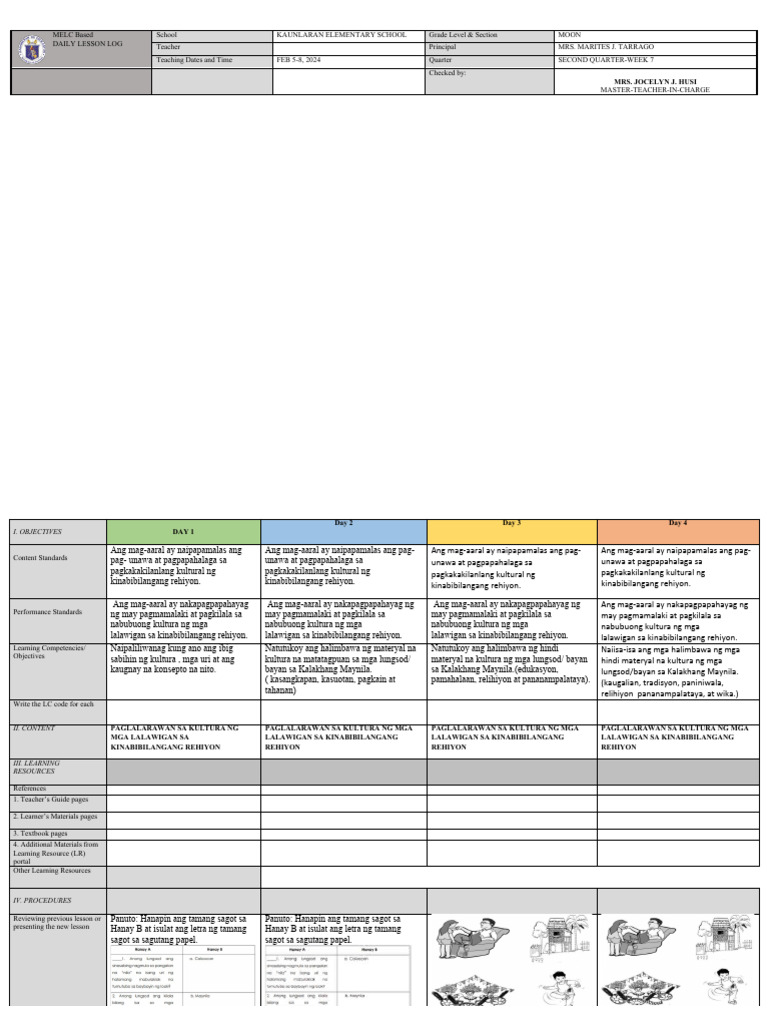 Apdlp Q3 Week 1 Day 1-5 | PDF