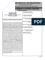 Diário Oficial Do Municipio: Estado Da Paraíba Prefeitura Municipal de Manaíra