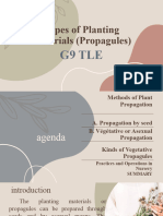 Types of Planting Materials