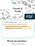 Year 7 & 8 - Music - Lesson 12 - Chords & Triads & Melody Writing Clean