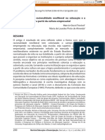 A Incorporação Da Racionalidade Neoliberal