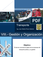 Gestión y Organización Del Transporte