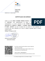 Certificado de Egreso: Centro de Formación Técnica Enac
