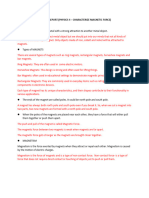 Written Report Physics 4 Characterize Magnetic Force