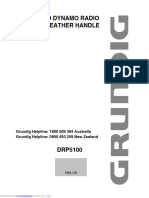 drp5100 Instruction Manual