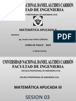 Matematica Plicada - Sesion 03 2023
