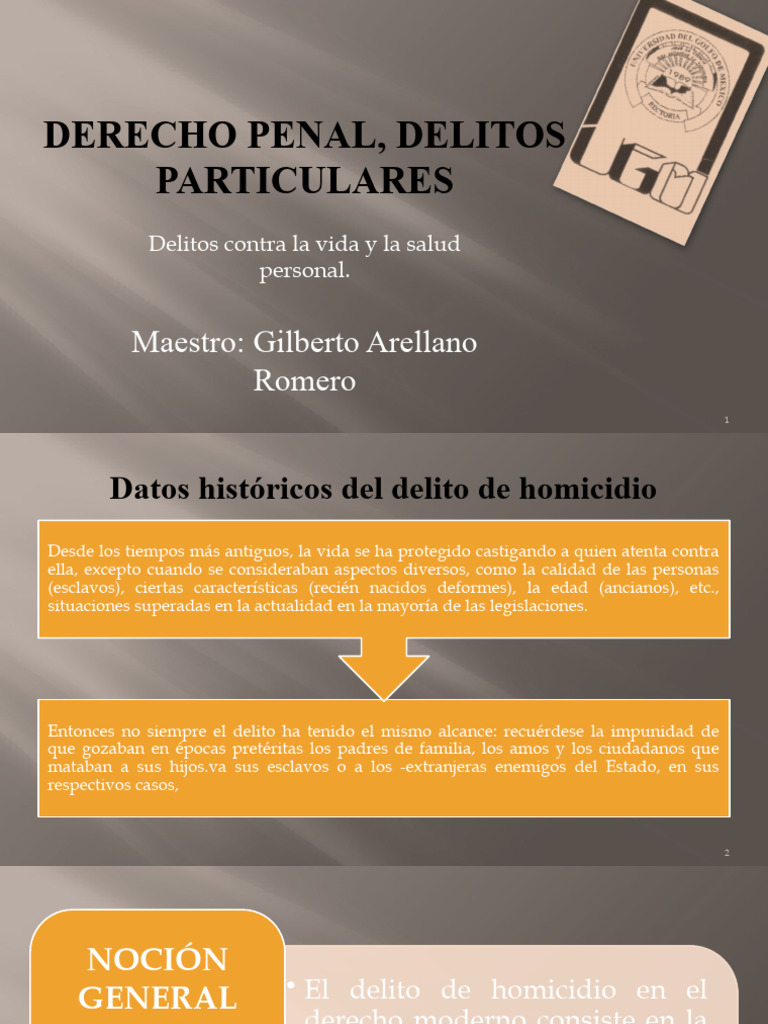 Análisis del Delito de Homicidio | PDF | Homicidio | Derecho penal