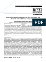 Studies On The Fat Body Biomolecules and Their Relationship With Economic Traits of Silkworm Bombyx Mori L