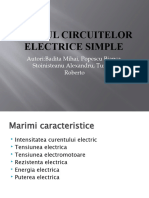 Studiul Circuitelor Electrice