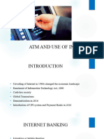 ATM and Use of Internet