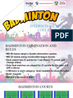Interschool Badminton SJIS 2023