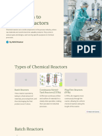 Introduction To Chemical Reactors