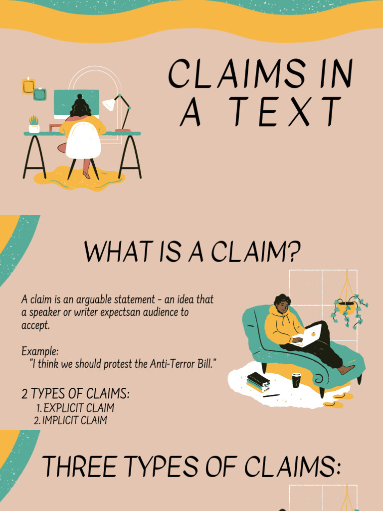 Claims in A Text | PDF