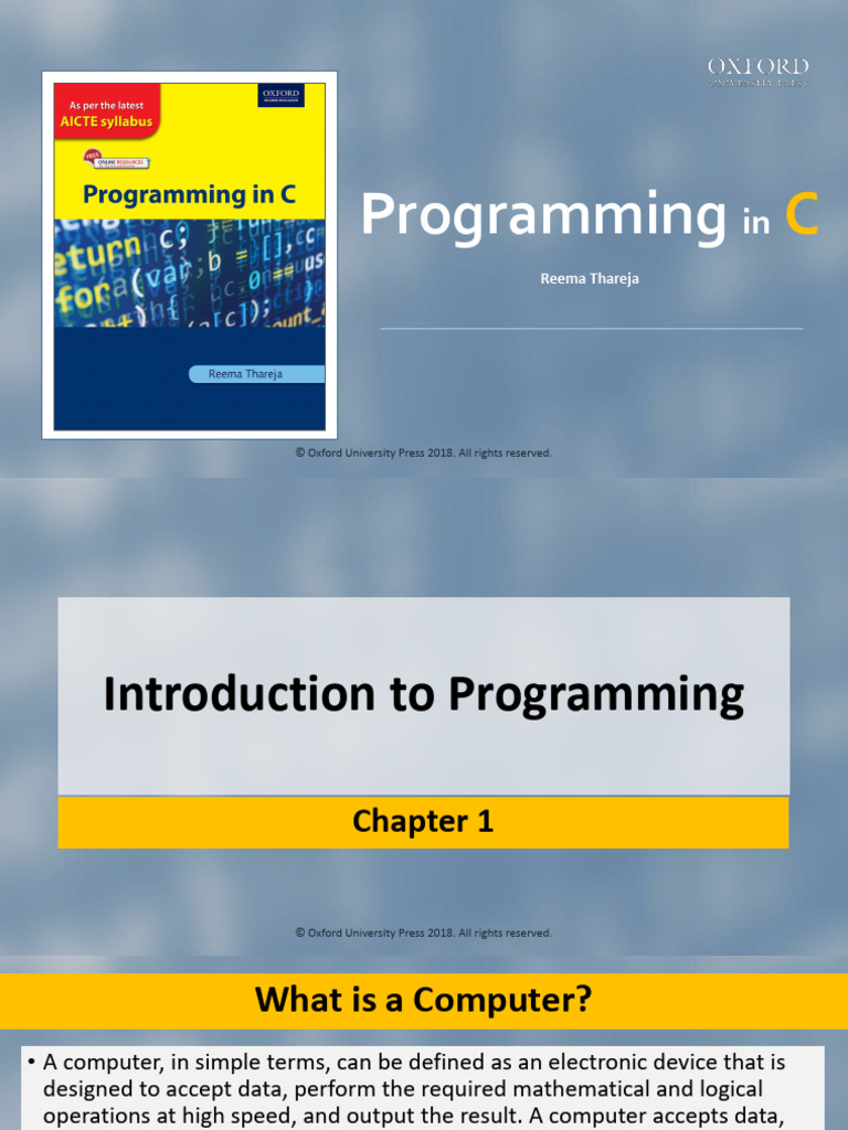1 Intro To Programming | PDF | Assembly Language | Programming