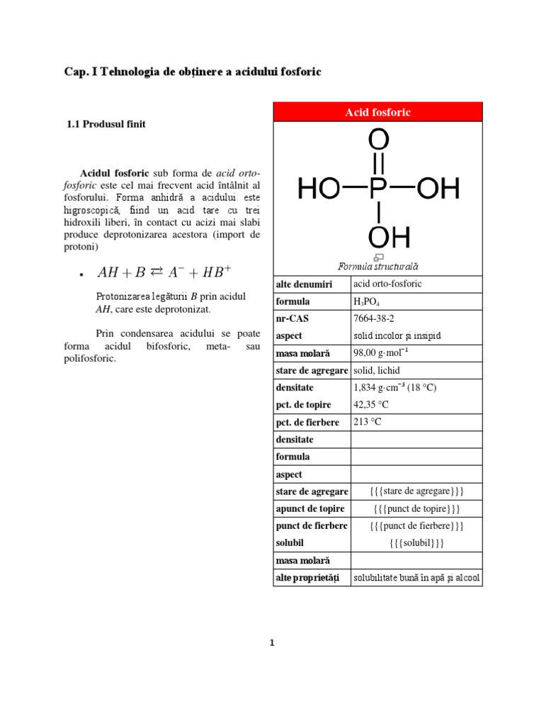 Acid Fosforic | PDF