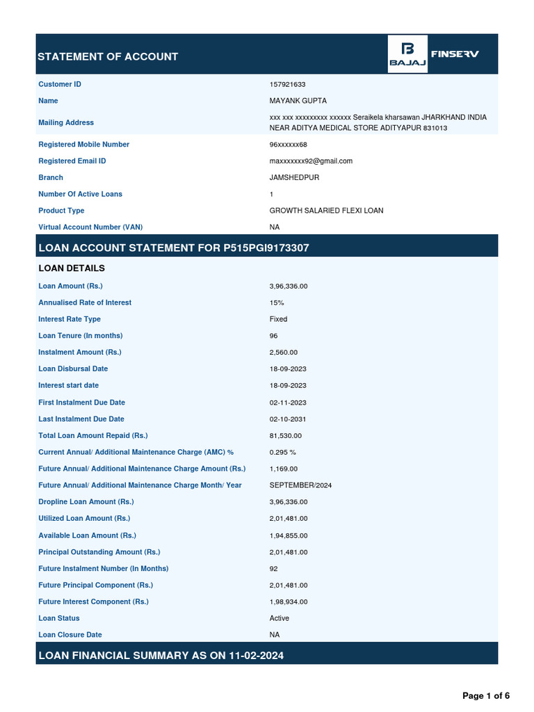 Soa 1707625204911 | PDF | Credit Card | Service Industries
