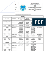 Time Table 15 - 27 Jan - 2024