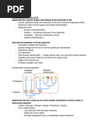 BIOL1007 Module 1