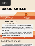 Basic Skills in Basketball1