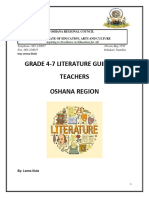 Grade 4-7 Literature Handout, Oshana