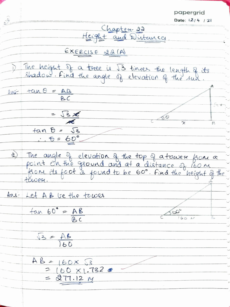 Joel, Maths Ch-22, 9 Notes | PDF