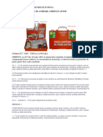 FISA DE DOCUMENTARE M4 Trusa de Acordare A Primului Ajutor M4