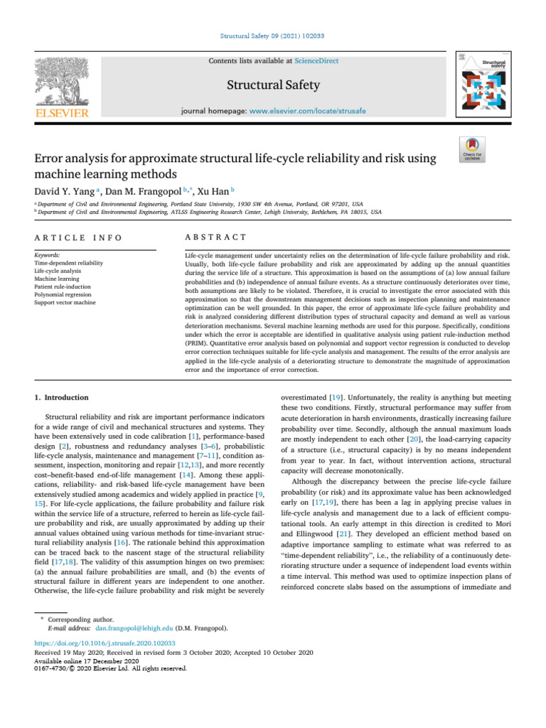 1 s2.0 S0167473020301107 Main | PDF | Reliability Engineering ...