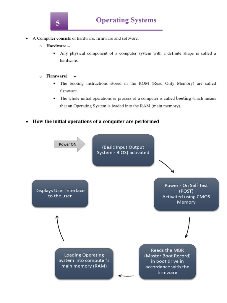 Operating System English | PDF | Operating System | Booting