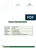 Course Specification - CE 322