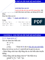 VChuong 3 - Con Trỏ Và Cấp Phát Bộ Nhớ Động