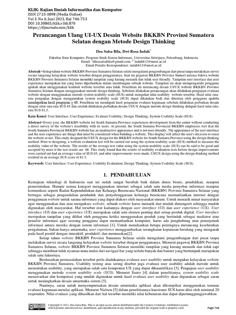 Perancangan Ulang UI-UX Desain Website BKKBN Provinsi Sumatera Selatan ...